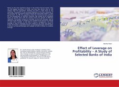 Effect of Leverage on Profitability ¿ A Study of Selected Banks of India