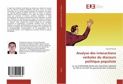 Analyse des interactions verbales du discours politique populiste - Aboudi, Youssef