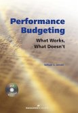 Performance Budgeting (with CD): What Works, What Doesn't
