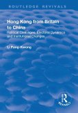 Hong Kong from Britain to China (eBook, PDF)