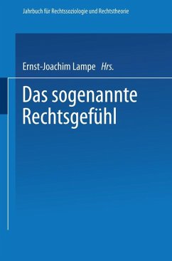 Cover Das sogenannte Rechtsgefühl (eBook, PDF)