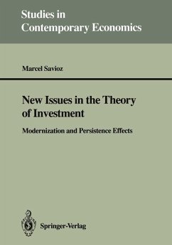 New Issues in the Theory of Investment (eBook, PDF) - Savioz, Marcel