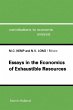 Essays in the Economics of Exhaustible... - Bild 1