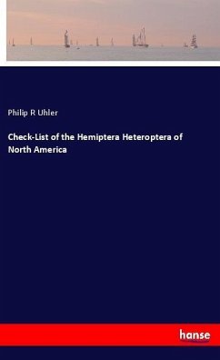 Check-List of the Hemiptera Heteroptera of North America