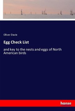 Egg Check List - Davie, Oliver