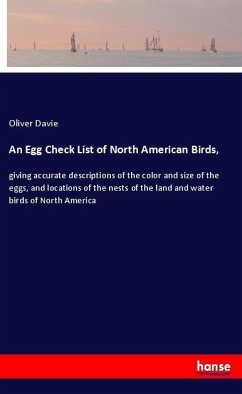 An Egg Check List of North American Birds,