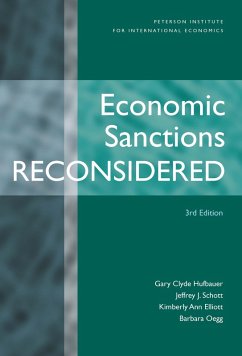 Economic Sanctions Reconsidered (eBook, PDF) - Hufbauer, Gary Clyde; Schott, Jeffrey; Elliott, Kimberly Ann; Oegg, Barbara