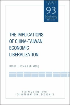 The Implications of China-Taiwan Economic Liberalization (eBook, PDF) - Rosen, Daniel; Wang, Zhi