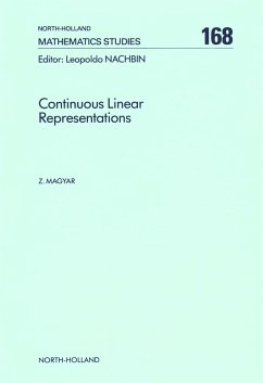 Cover Continuous Linear Representations (eBook, PDF)
