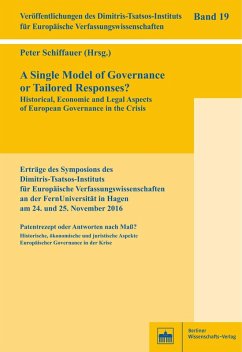 Cover A Single Model of Governance or Tailored Responses? (eBook, PDF)