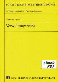 Verwaltungsrecht (eBook, PDF) - Michler, Hans-Peter