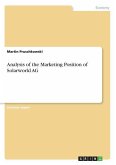Analysis of the Marketing Position of Solarworld AG