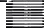 Premium-Filzstift - STABILO Pen 68 - 10er Pack - schwarz