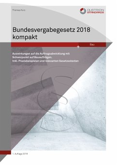 Bundesvergabegesetz 2018 kompakt (eBook, ePUB) - Kurz, Thomas