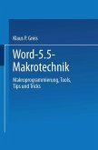 Word 5.5 Makrotechnik (eBook, PDF)