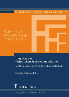 Didaktik der technischen Fachkommunikation (eBook, PDF) - Zalipyatskikh, Natalya