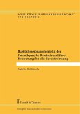 Häsitationsphänomene in der Fremdsprache Deutsch und ihre Bedeutung für die Sprechwirkung (eBook, PDF)