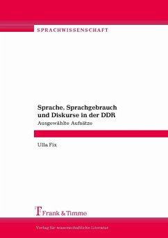 Cover Sprache, Sprachgebrauch und Diskurse in der DDR (eBook, PDF)