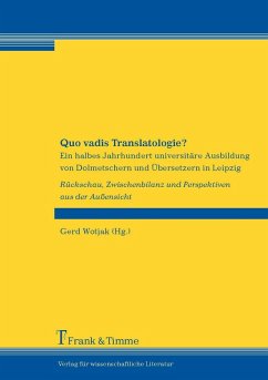 Cover Quo vadis Translatologie? (eBook, PDF)