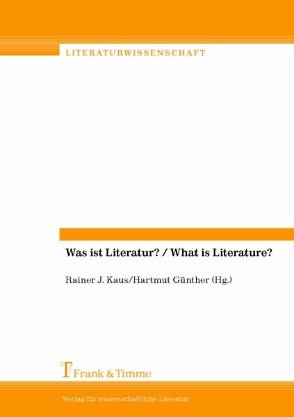 Was ist Literatur? / What is Literature? (eBook, PDF) Was ist Literatur? / What is Literature? (eBook, PDF)