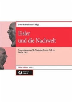 Cover Eisler und die Nachwelt, Eisler-Studien Bd. 6