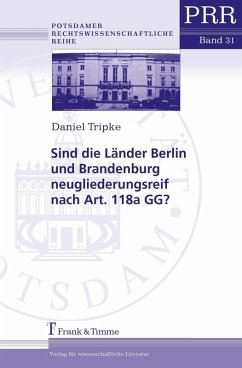 Cover Sind die Länder Berlin und Brandenburg neugliederungsreif nach Art. 118a GG? (eBook, PDF)