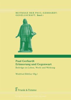 Paul Gerhardt - Erinnerung und Gegenwart (eBook, PDF) Cover Paul Gerhardt - Erinnerung und Gegenwart (eBook, PDF)