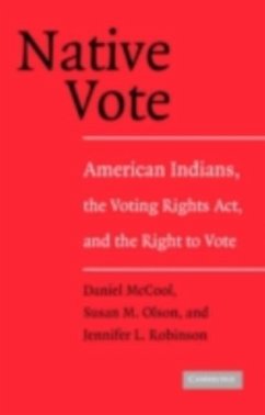 Native Vote (eBook, PDF) - Mccool, Daniel