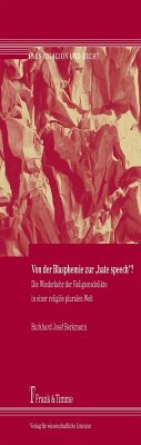 Cover Von der Blasphemie zur 'hate speech'? (eBook, PDF)