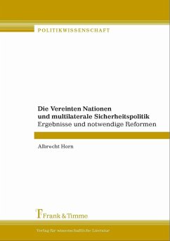 Cover Die Vereinten Nationen und multilaterale Sicherheitspolitik (eBook, PDF)