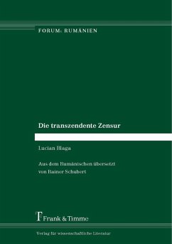 Die transzendente Zensur (eBook, PDF) - Blaga, Lucian