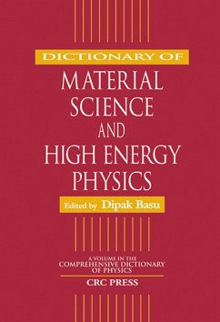 Cover Dictionary of Material Science and High Energy Physics (eBook, PDF)