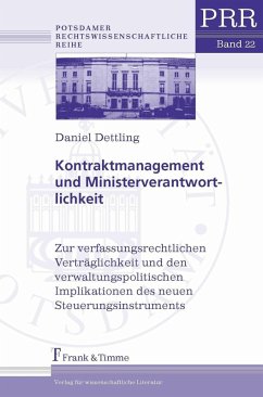 Kontraktmanagement und Ministerverantwortlichkeit (eBook, PDF) - Dettling, Daniel