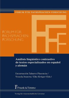 Análisis lingüístico contrastivo de textos especializados en español y alemán (eBook, PDF)