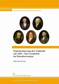 Cover Popularisierung der Ästhetik um 1800 - Das Gespräch im Künstlerroman (eBook, PDF)