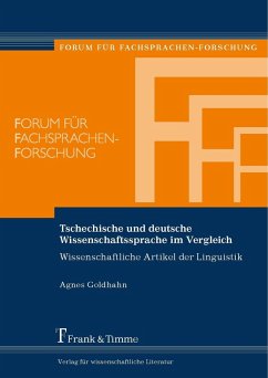 Tschechische und deutsche Wissenschaftssprache im Vergleich (eBook, PDF) - Goldhahn, Agnes