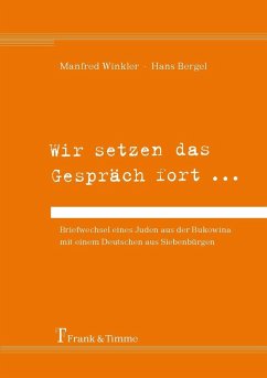 Wir setzen das Gespräch fort ... (eBook, PDF) - Bergel, Hans; Winkler, Manfred