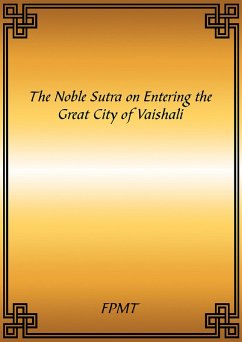 Sutra for Entering the City of Vaishali eBook (eBook, ePUB) - Fpmt