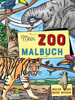 Cover Mein Zoo Malbuch