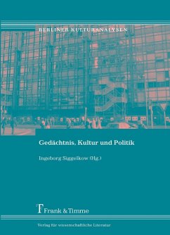Cover Gedächtnis, Kultur und Politik (eBook, PDF)