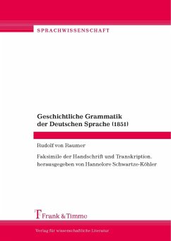 Geschichtliche Grammatik der Deutschen Sprache (1851) (eBook, PDF) - Raumer, Rudolf Von