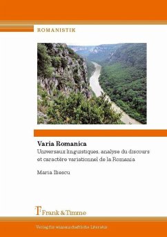 Varia Romanica (eBook, PDF) - Iliescu, Maria