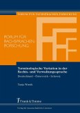 Terminologische Variation in der Rechts- und Verwaltungssprache (eBook, PDF)