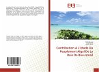 Contribution A L¿étude Du Peuplement Algal De La Baie De Bou-Ismail