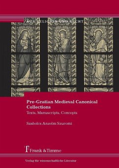 Cover Pre-Gratian Medieval Canonical Collections (eBook, PDF)