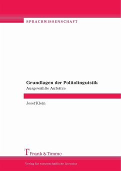Grundlagen der Politolinguistik (eBook, PDF) - Klein, Josef