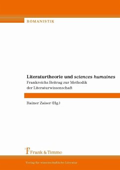 Literaturtheorie und 'sciences humaines' (eBook, PDF)