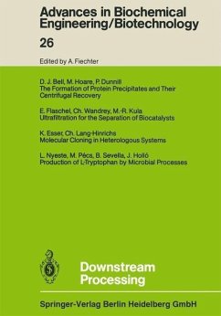 Downstream Processing (eBook, PDF) - Bell, D. J.; Pécs, M.; Sevella, B.; Wandrey, Ch.; Dunnill, P.; Esser, K.; Flaschel, E.; Hoare, M.; Holló, J.; Kula, M. -R.; Lang-Hinrichs, Ch.; Nyeste, L.