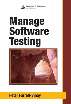 Manage Software Testing (eBook, PDF) - Farrell-Vinay, Peter