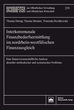 Cover Interkommunale Finanzbedarfsermittlung im nordrhein-westfälischen Finanzausgleich (eBook, PDF)